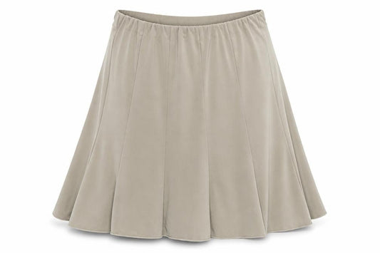 Forever Womens Beige   Pleated Skirt Size XL