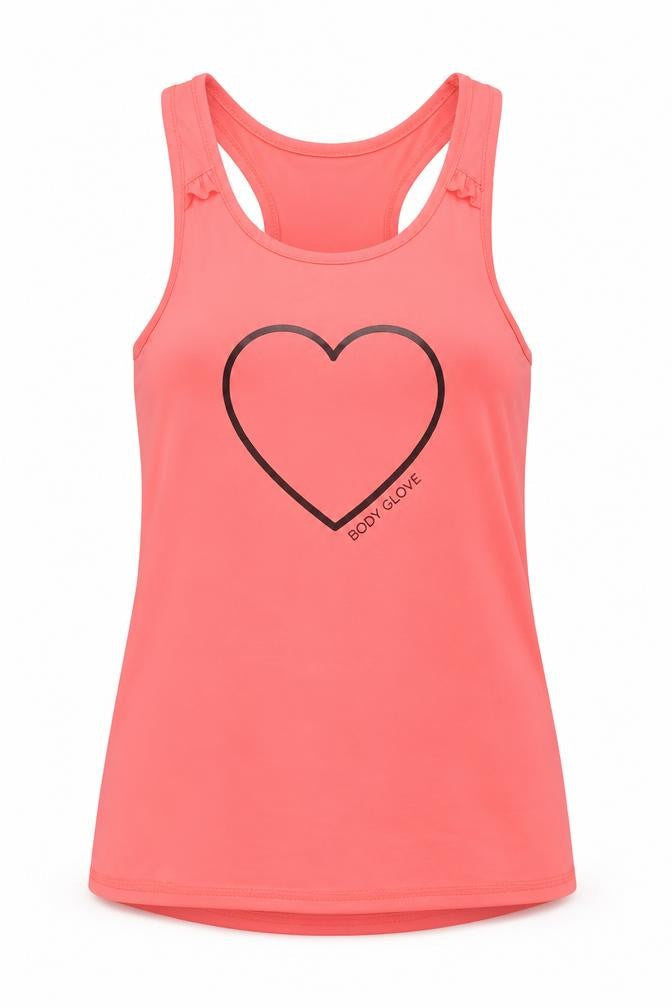 Body Glove Womens Pink   Basic Tank Size 8