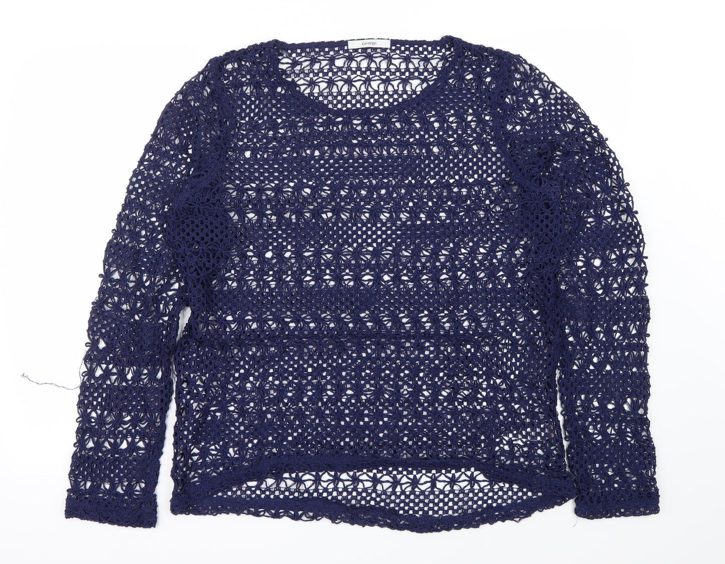 George Womens Blue   Pullover Jumper Size 12