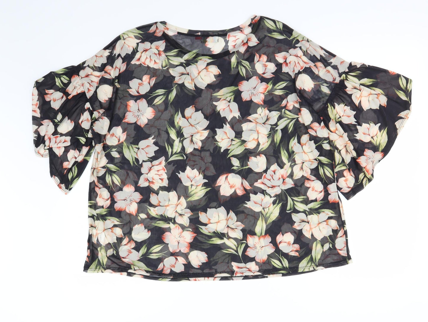 Lottie Womens Multicoloured Floral  Basic Blouse Size 16