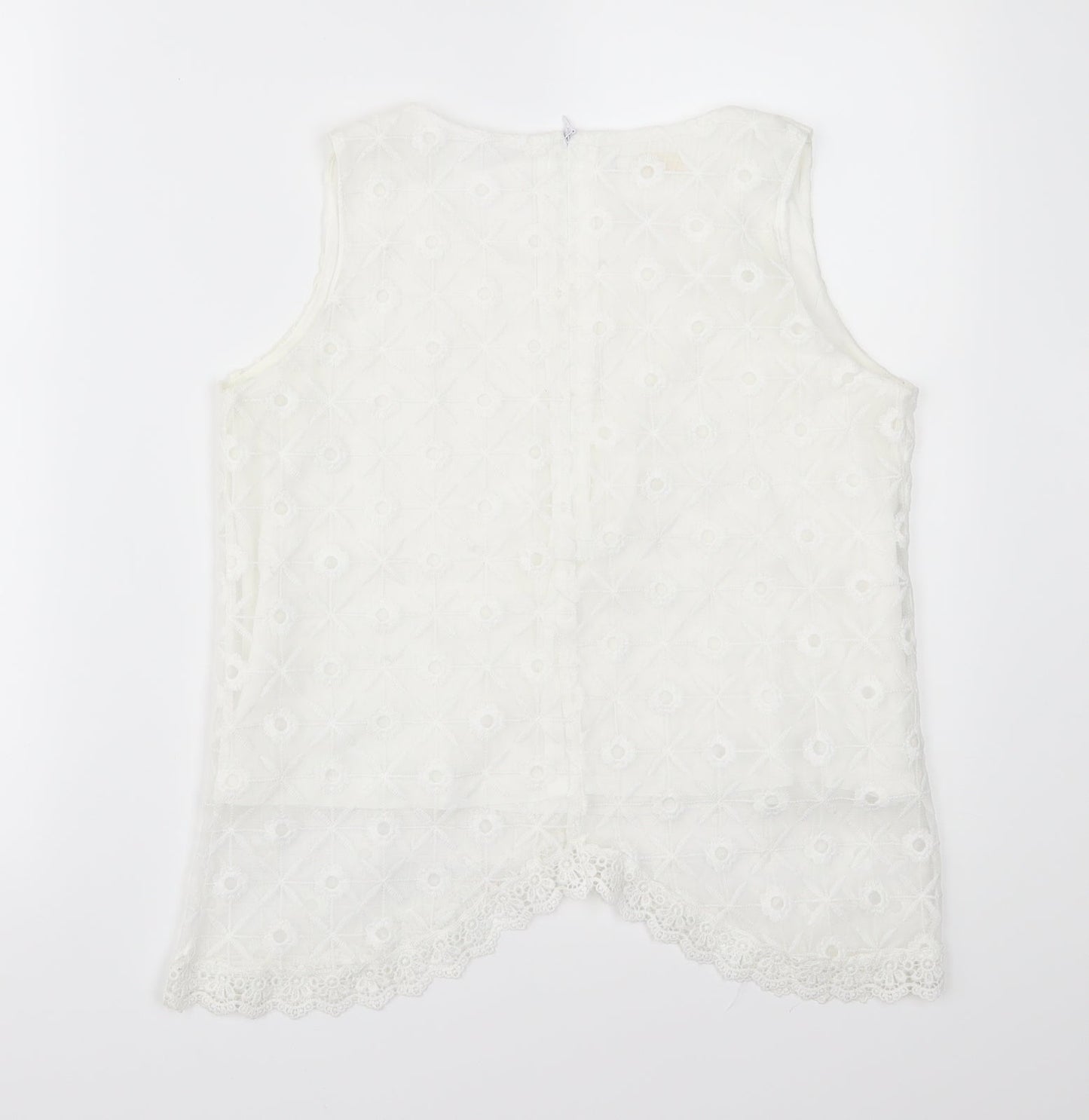 Mosnova Womens   Lace Basic Blouse Size S