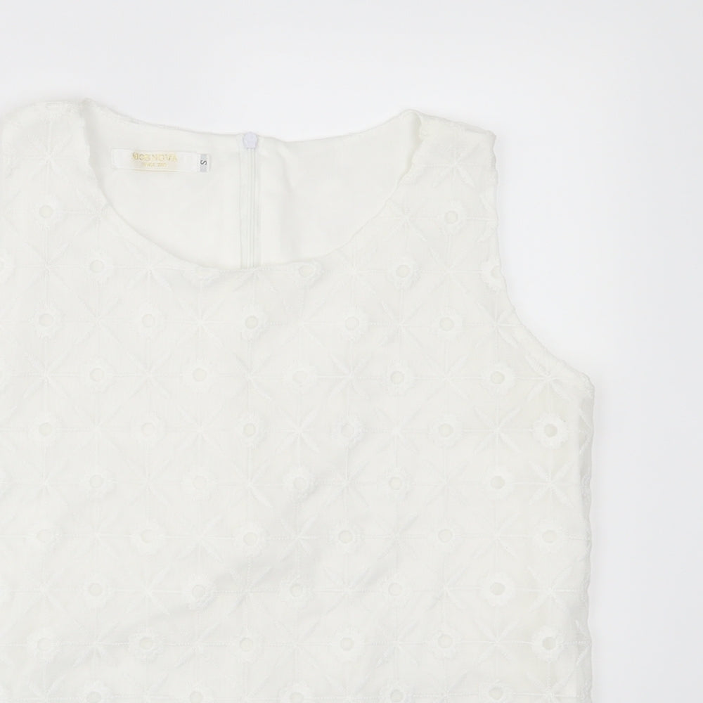 Mosnova Womens   Lace Basic Blouse Size S