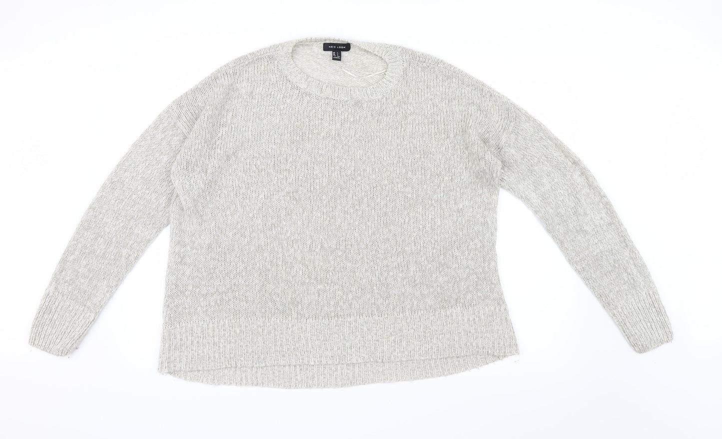 New Look Womens Ivory  Knit Pullover Jumper Size L