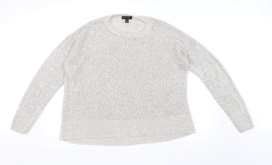 New Look Womens Ivory  Knit Pullover Jumper Size L