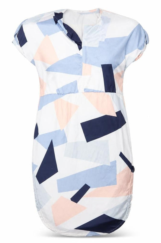 Womens Multicoloured Geometric  T-Shirt Dress  Size S