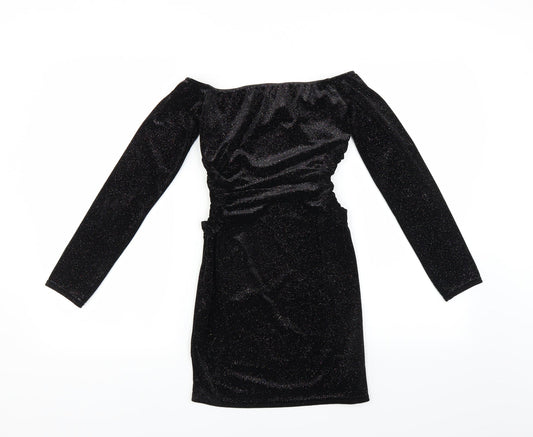 kiah Womens Black   Bodycon  Size 10  - glittery