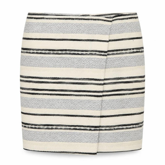 H&M Womens Beige Striped  Straight & Pencil Skirt Size 12