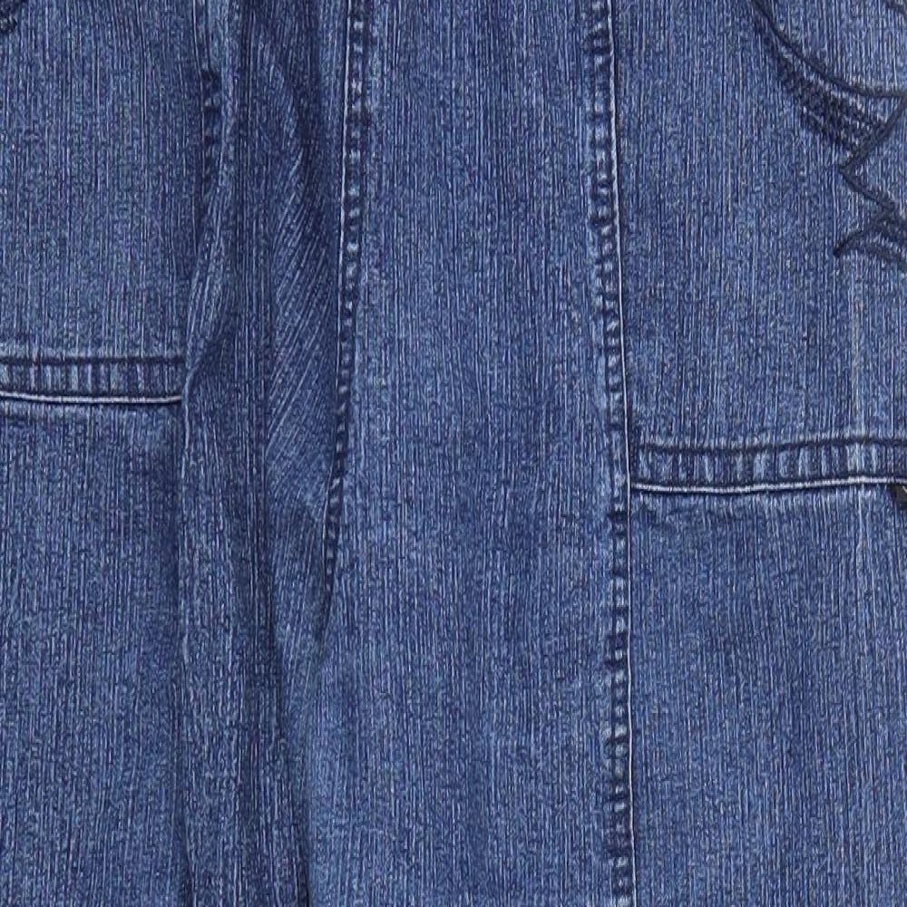 Preworn Womens Blue  Denim Cropped Jeans Size 27 L26 in