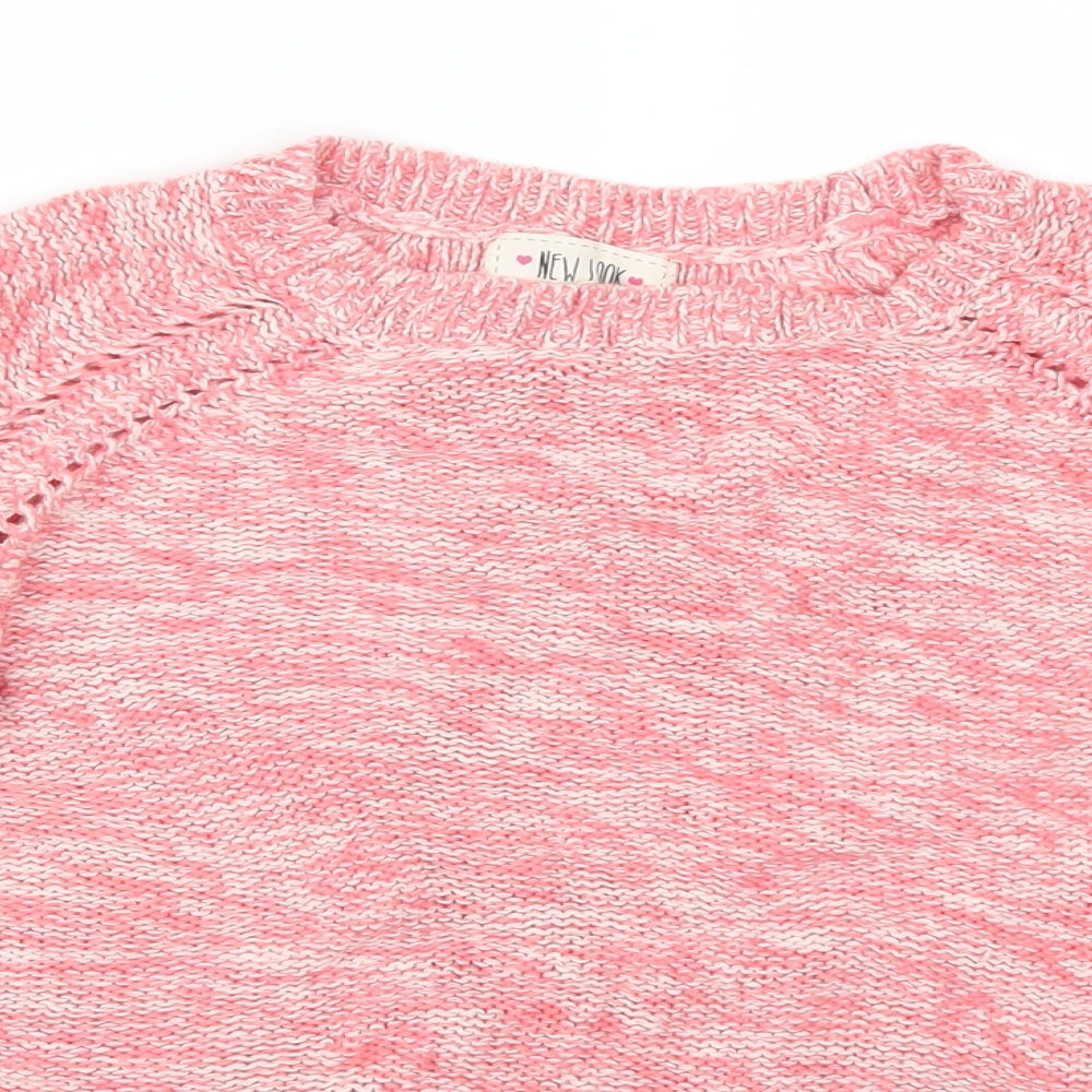 New Look Womens Pink   Pullover Jumper Size 12