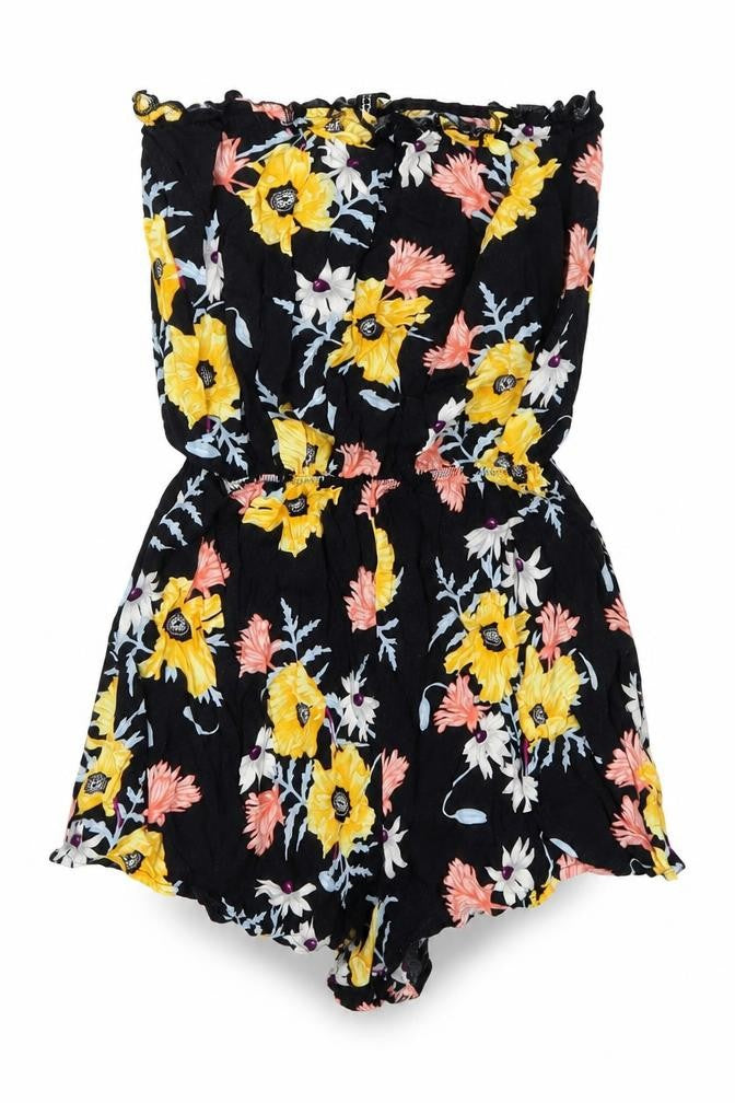 H&M Womens Multicoloured Flecked  Playsuit One-Piece Size 6