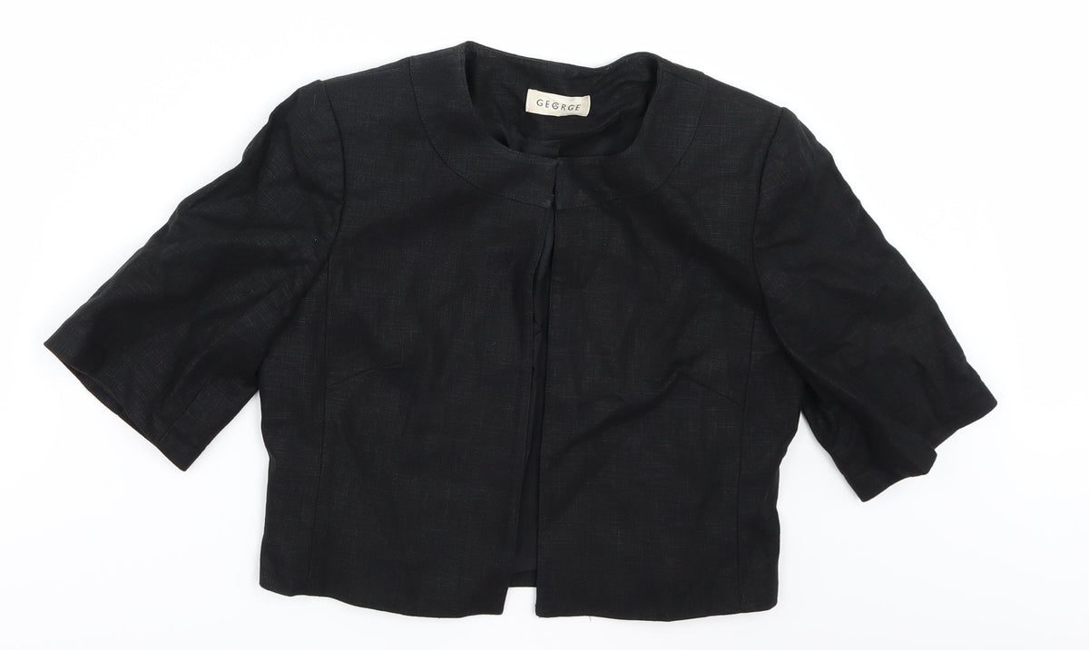 George Womens Black   Jacket  Size 8