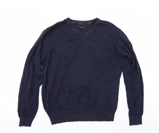 St Bernard Mens Blue   Pullover Jumper Size L