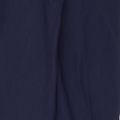 Brand and care label for Gallery women’s blue trousers, size UK 8, 29-inch leg