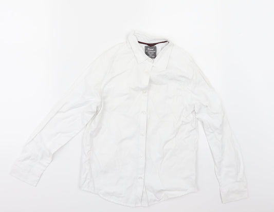 Primark Boys White   Basic Button-Up Size 9-10 Years