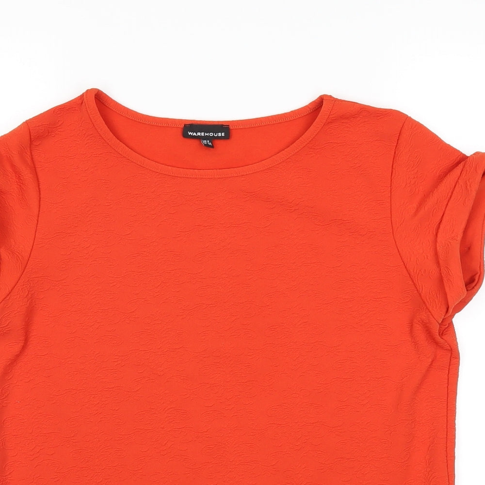Warehouse Womens Orange   Basic Tank Size 8