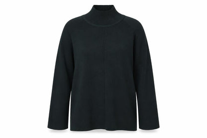 Front view of Next women’s green knit jumper, size UK 8