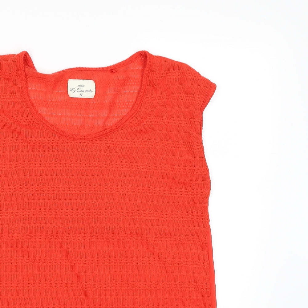 NEXT Womens Red   Basic T-Shirt Size 12
