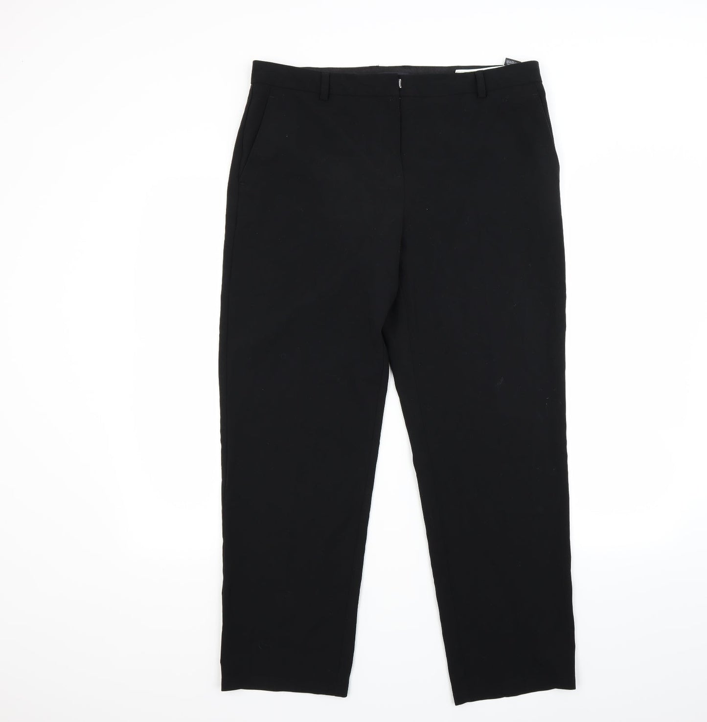 Marks and Spencer Womens Black   Trousers  Size 14 L26 in