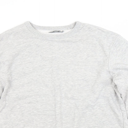 Close-up detail of Tu women’s grey jumper, size L
