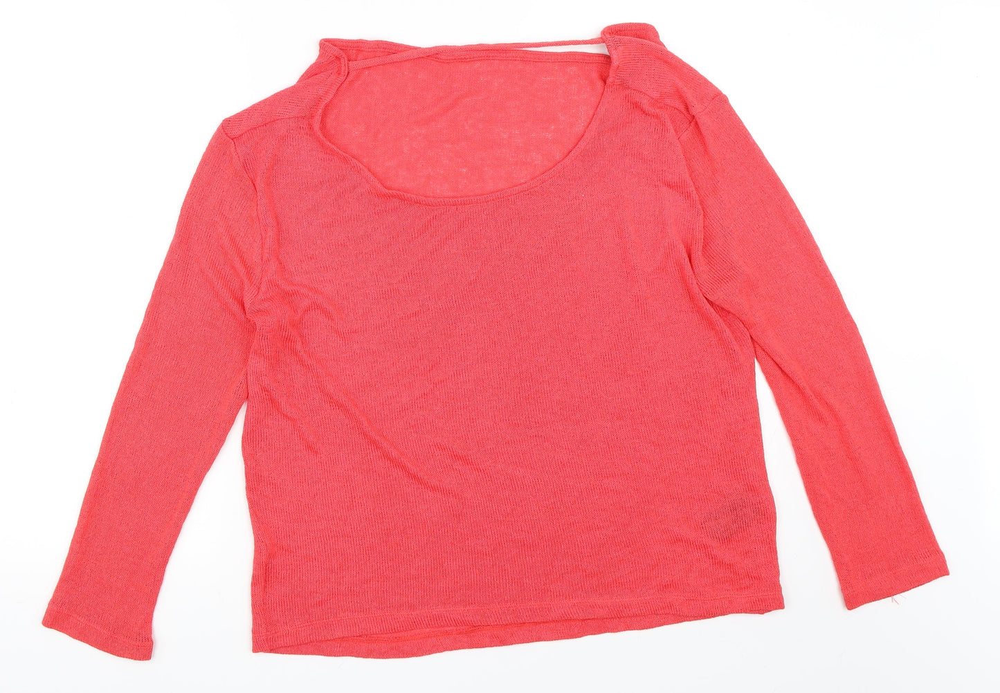 H&M Womens Pink   Pullover Jumper Size L