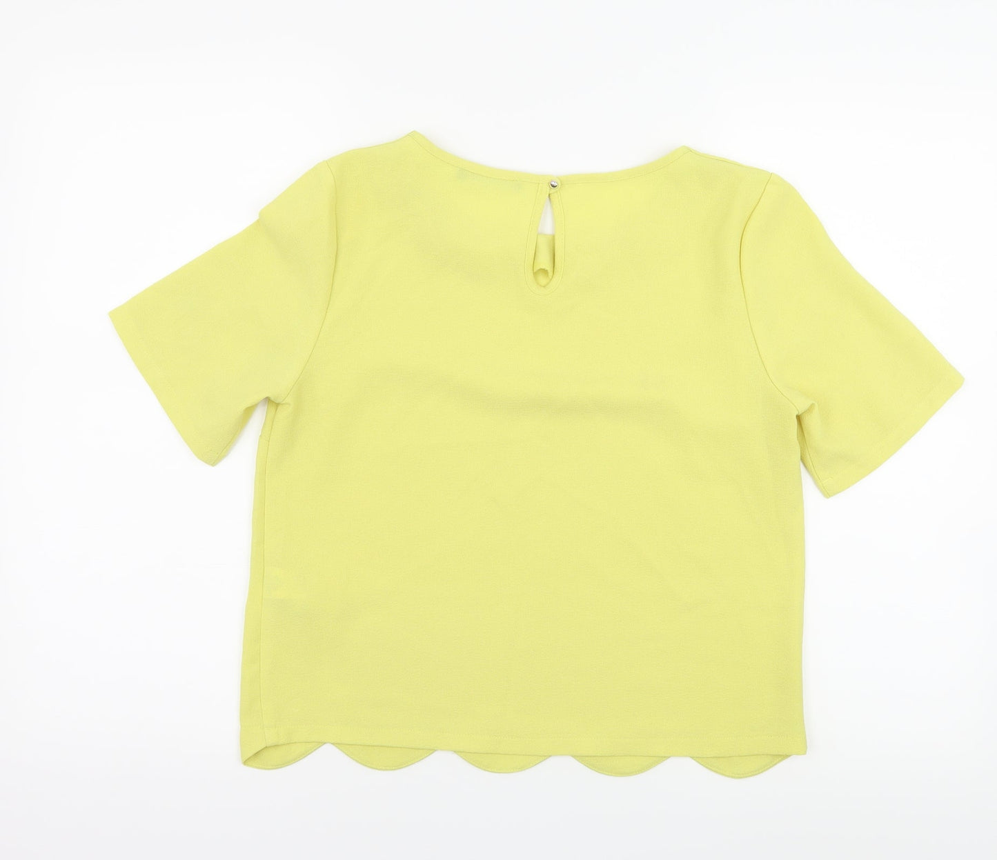 Atmosphere Womens Yellow   Basic Blouse Size 10