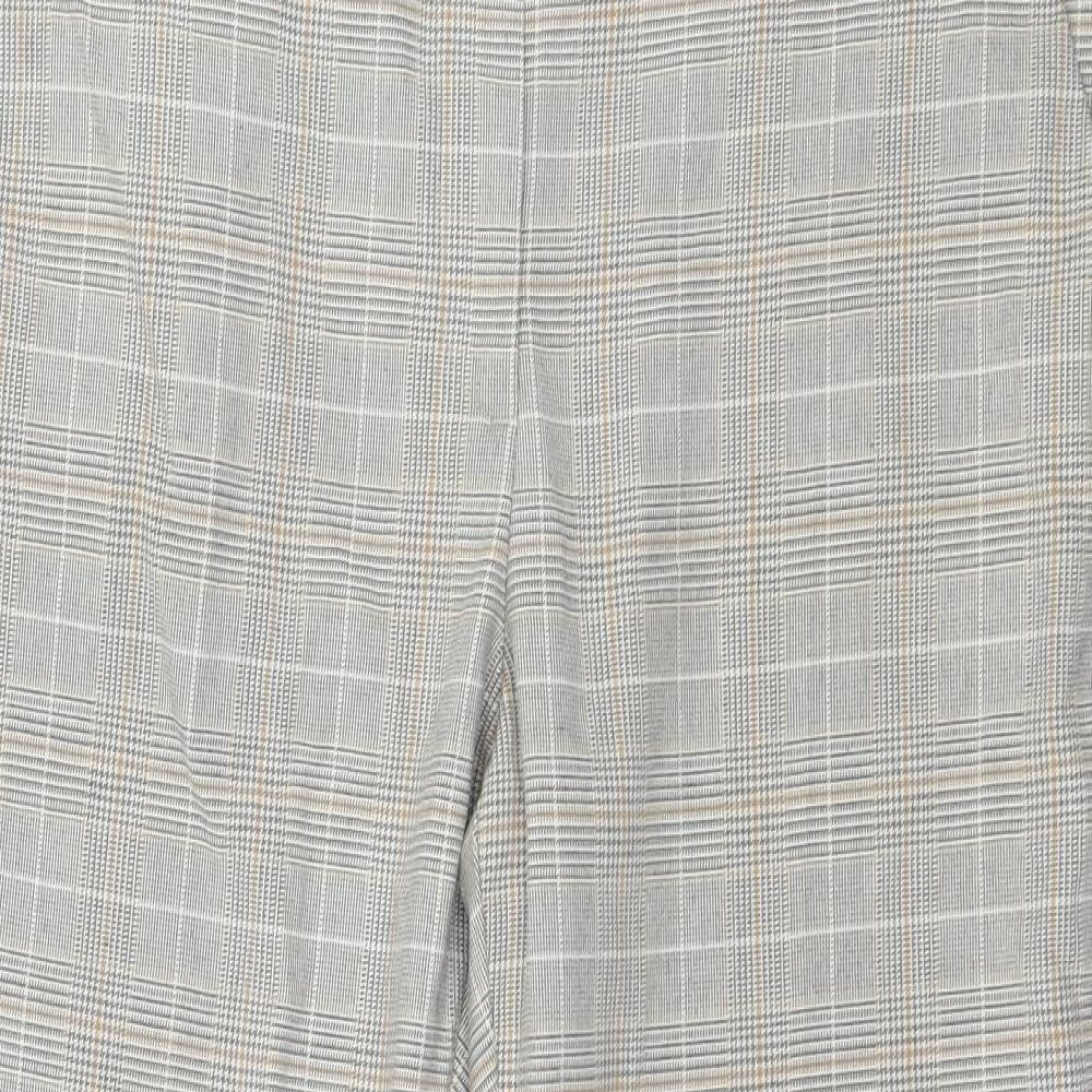 Preworn Womens Grey Check  Trousers  Size 34 in L26 in