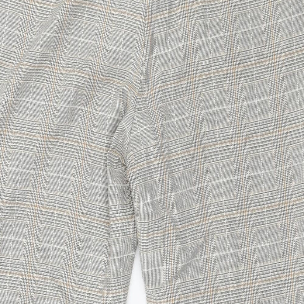 Preworn Womens Grey Check  Trousers  Size 34 in L26 in