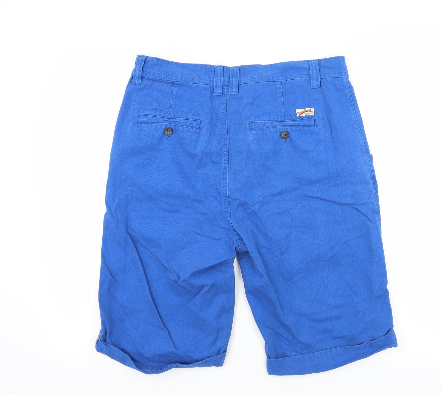 Tokyo Laundry Mens Blue  Denim Bermuda Shorts Size M