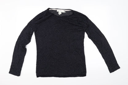 Additional front view of L.O.G.G women’s blue jumper, size S