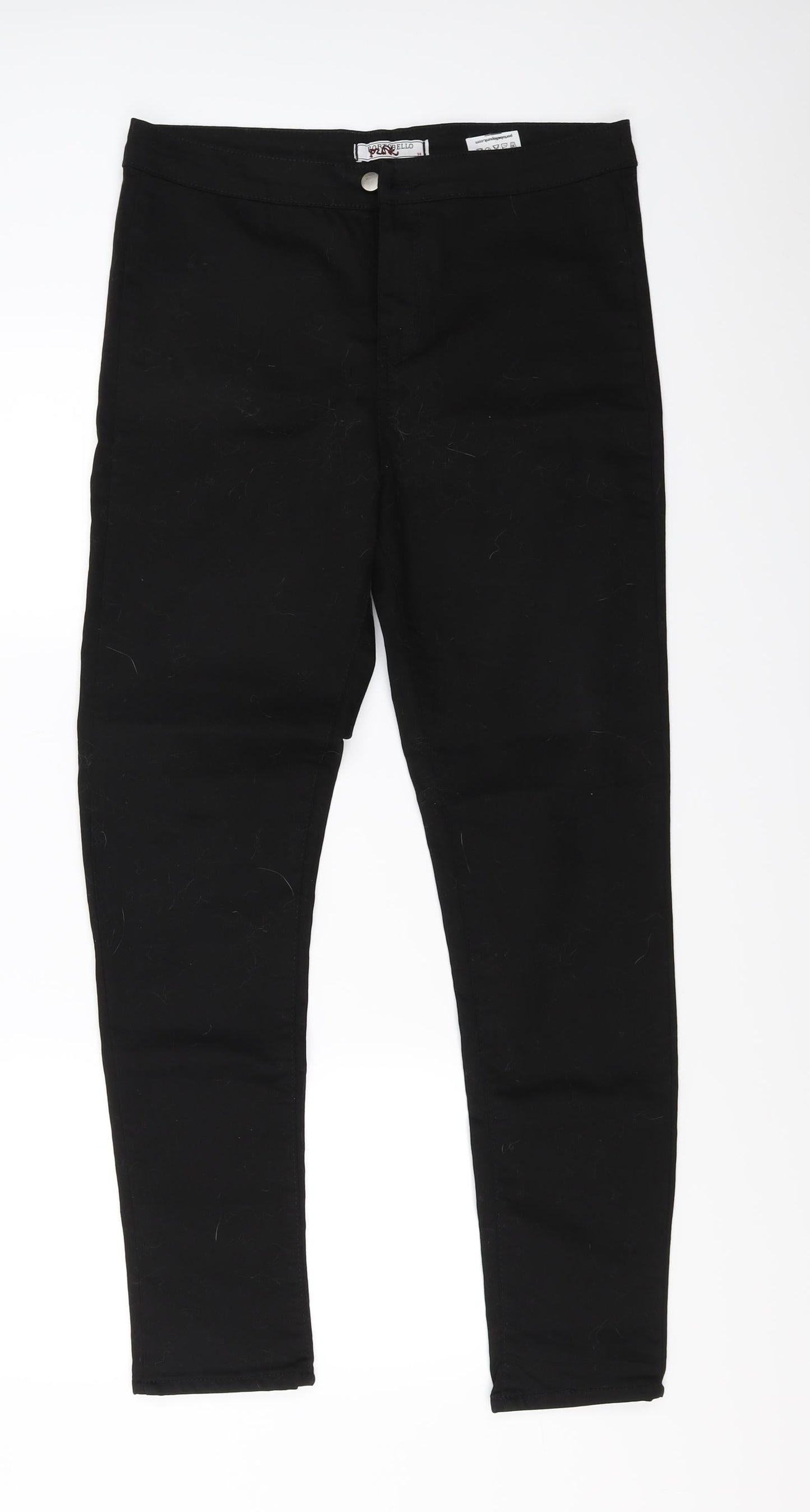 Portobello  Womens Black   Skinny Jeans Size 14 L28 in