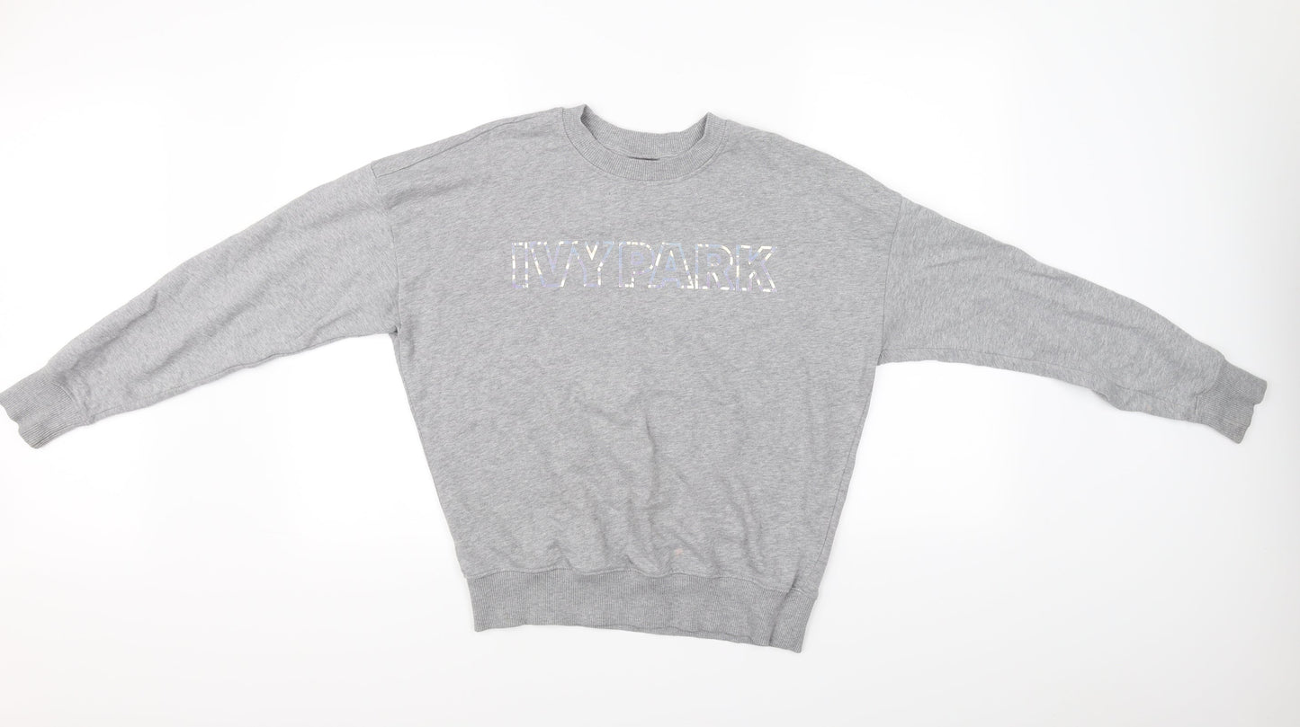 IVY PARK Womens Grey   Pullover Jumper Size XS
