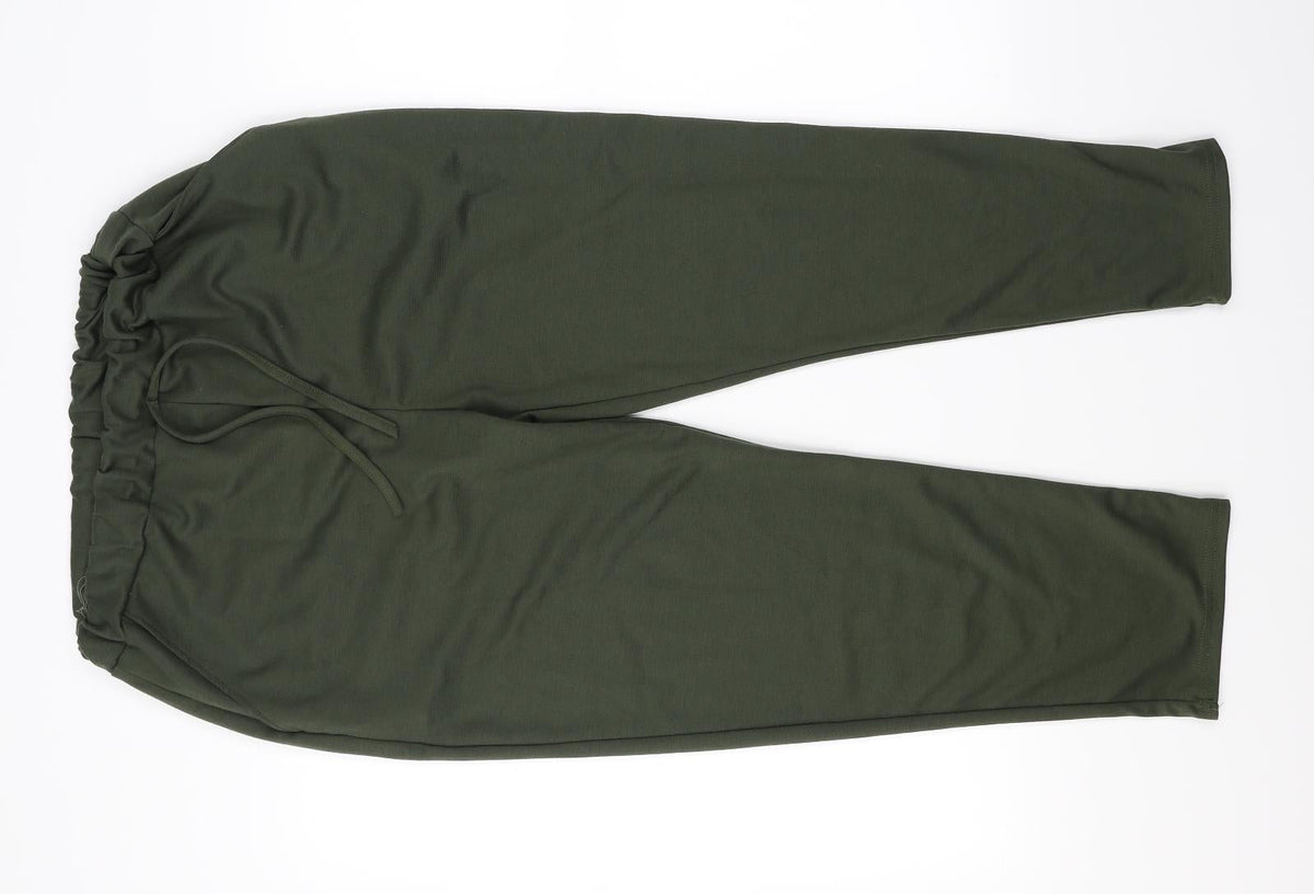 Preworn Womens Green   Jogger Trousers Size 26 in L24 in