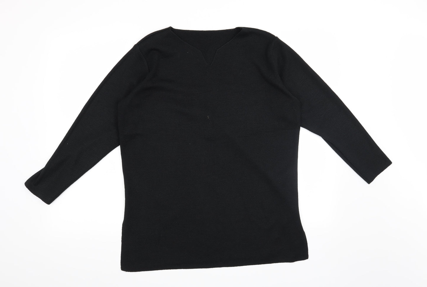 Marks and Spencer Womens Black   Pullover Jumper Size 12