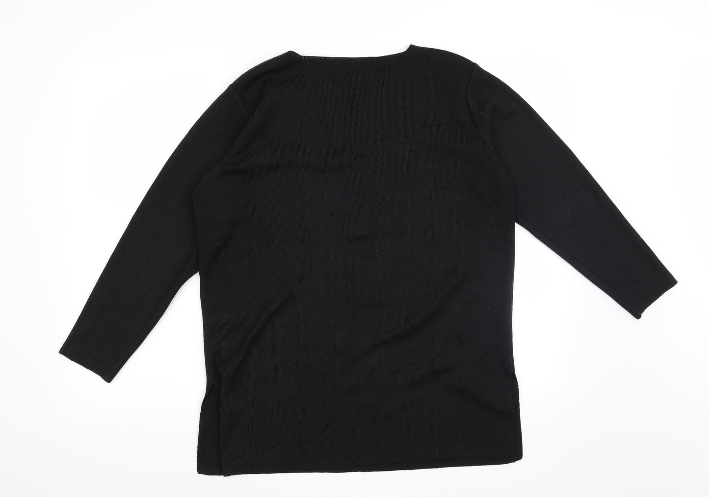 Marks and Spencer Womens Black   Pullover Jumper Size 12