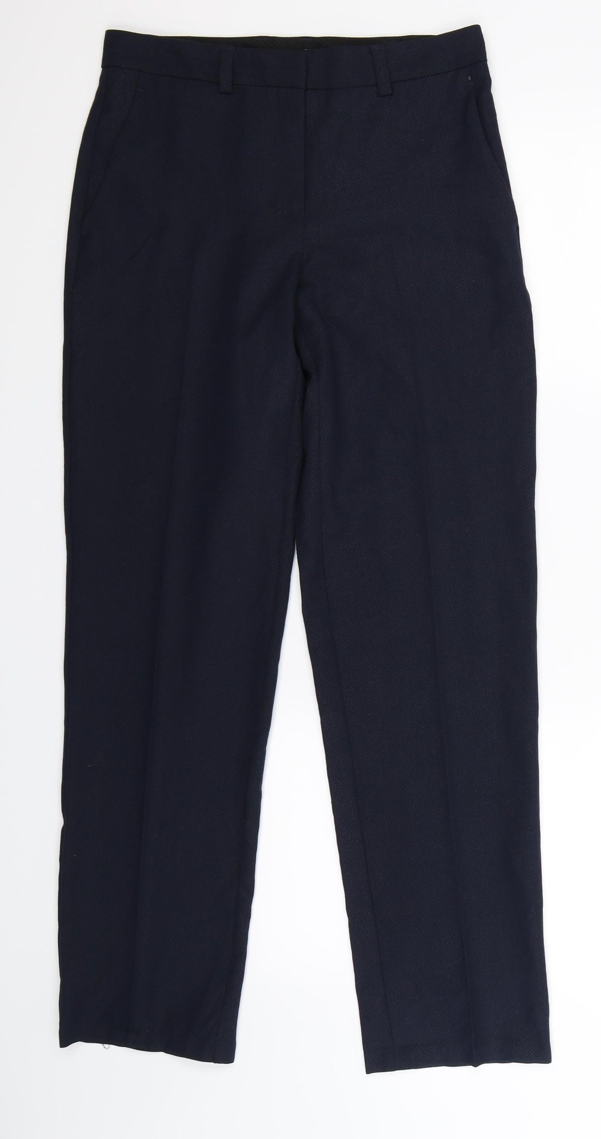 Preworn Womens Blue   Dress Pants Trousers Size 8 L30 in