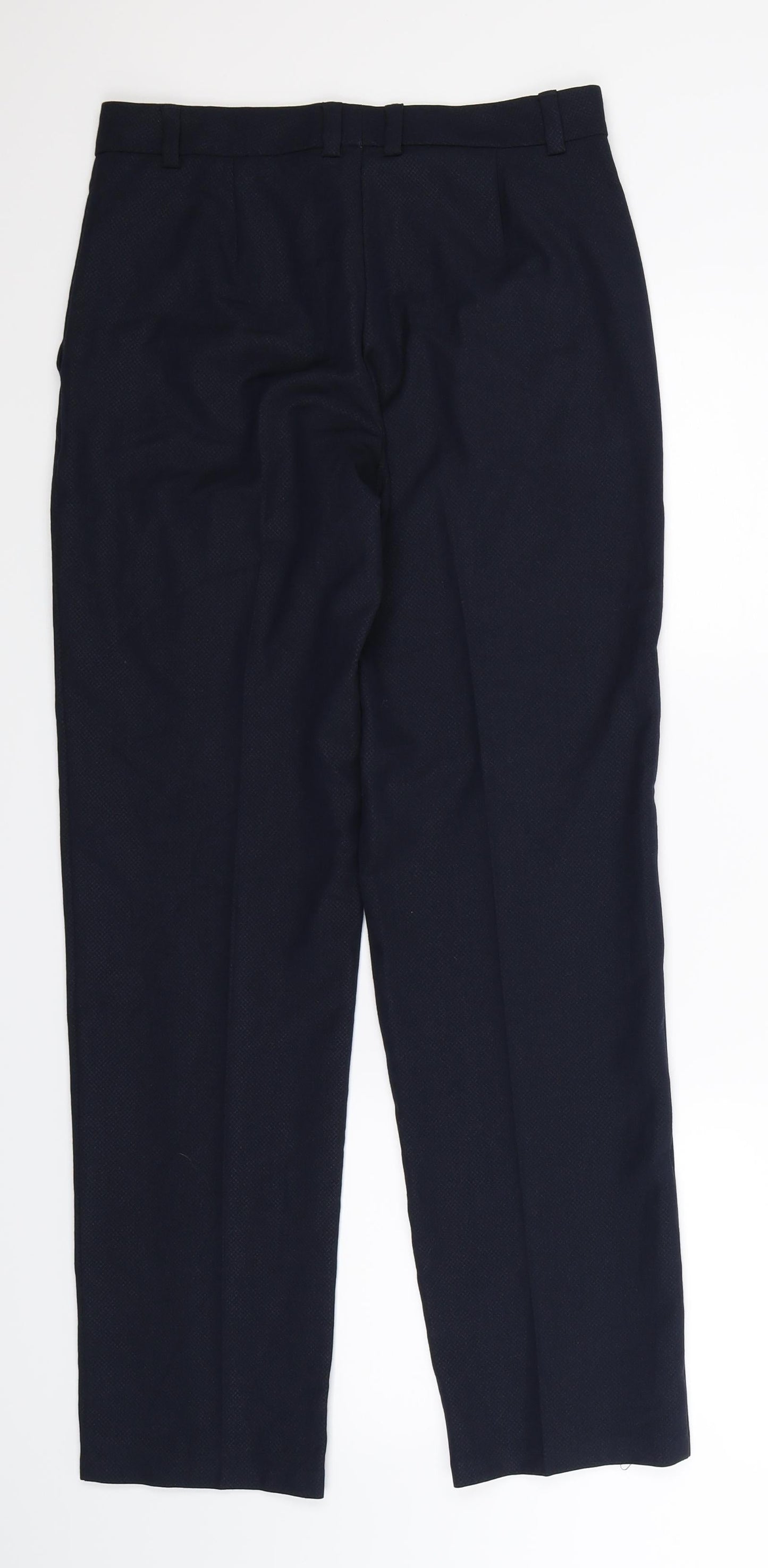Preworn Womens Blue   Dress Pants Trousers Size 8 L30 in