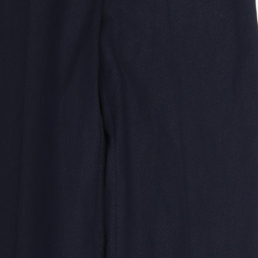 Preworn Womens Blue   Dress Pants Trousers Size 8 L30 in