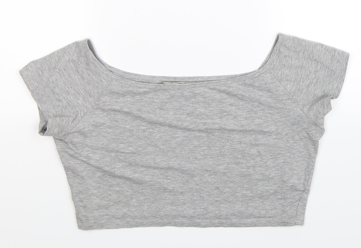 Atmosphere Womens Grey   Cropped T-Shirt Size 16
