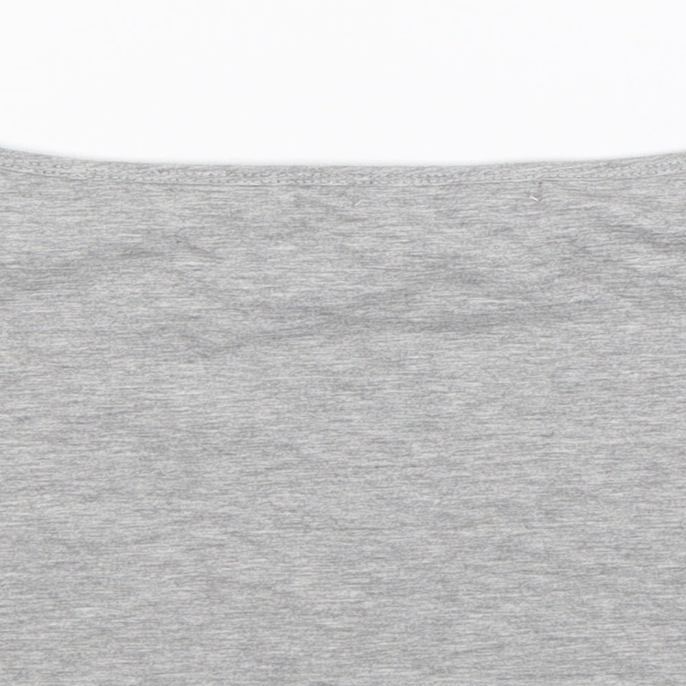 Atmosphere Womens Grey   Cropped T-Shirt Size 16
