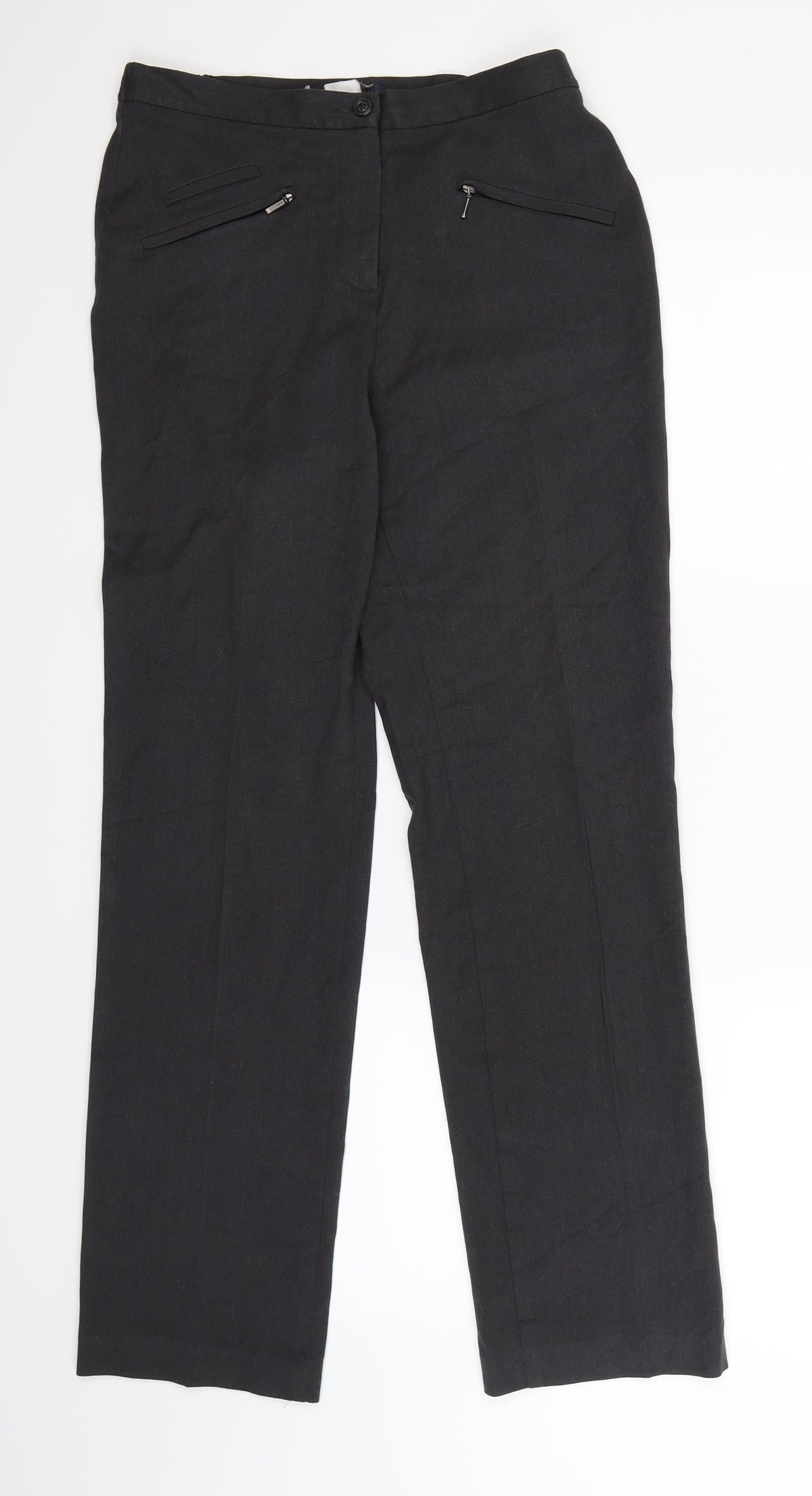 Preworn Womens Grey   Trousers  Size 28 in L30 in