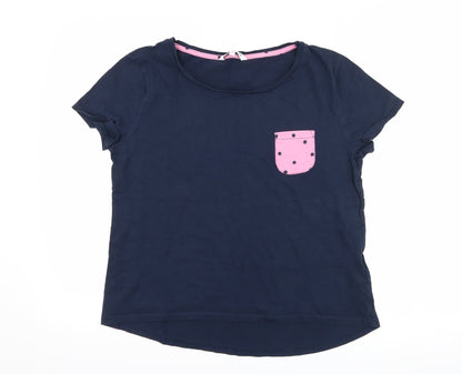 Additional front view of Next women’s blue basic t-shirt, size M