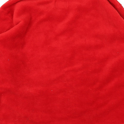 Brand and care label for Time To Dream women’s red jumper, size XL