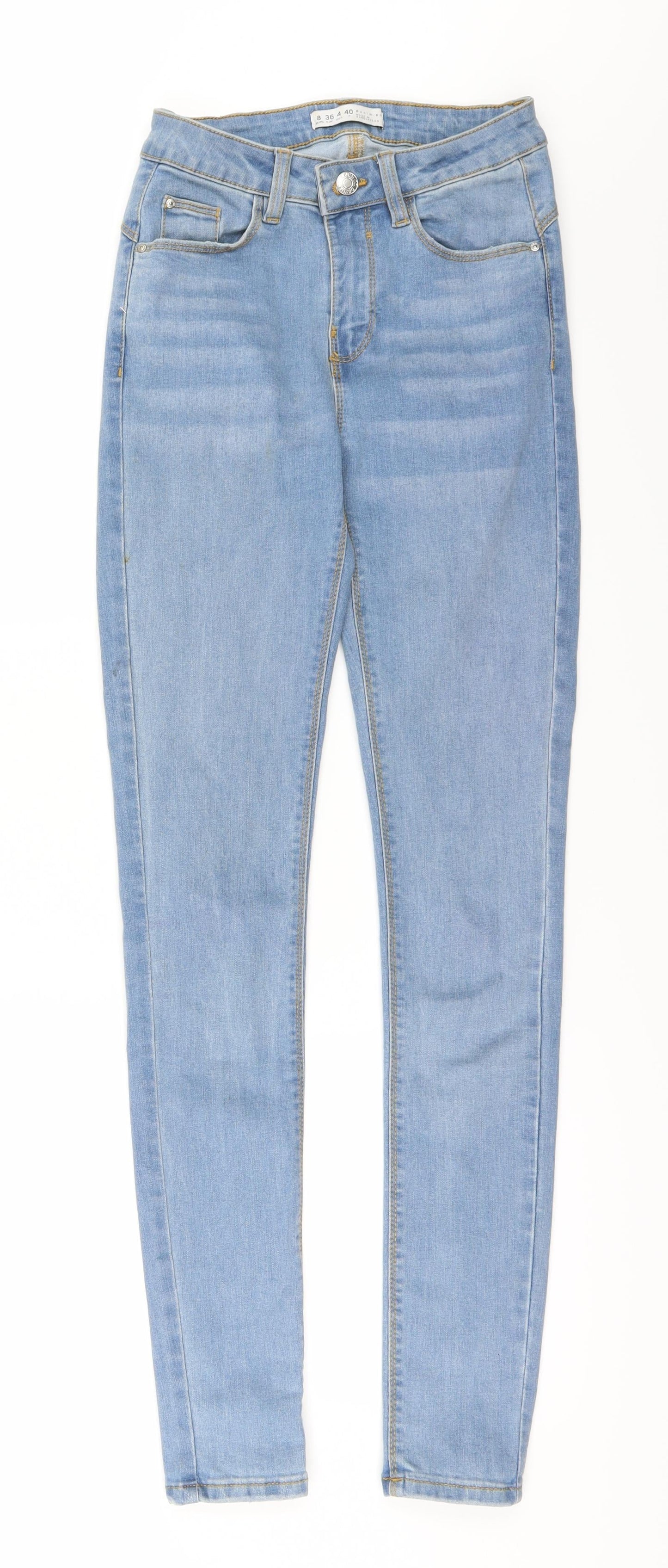 DenimCo Womens Blue   Skinny Jeans Size 8 L29 in