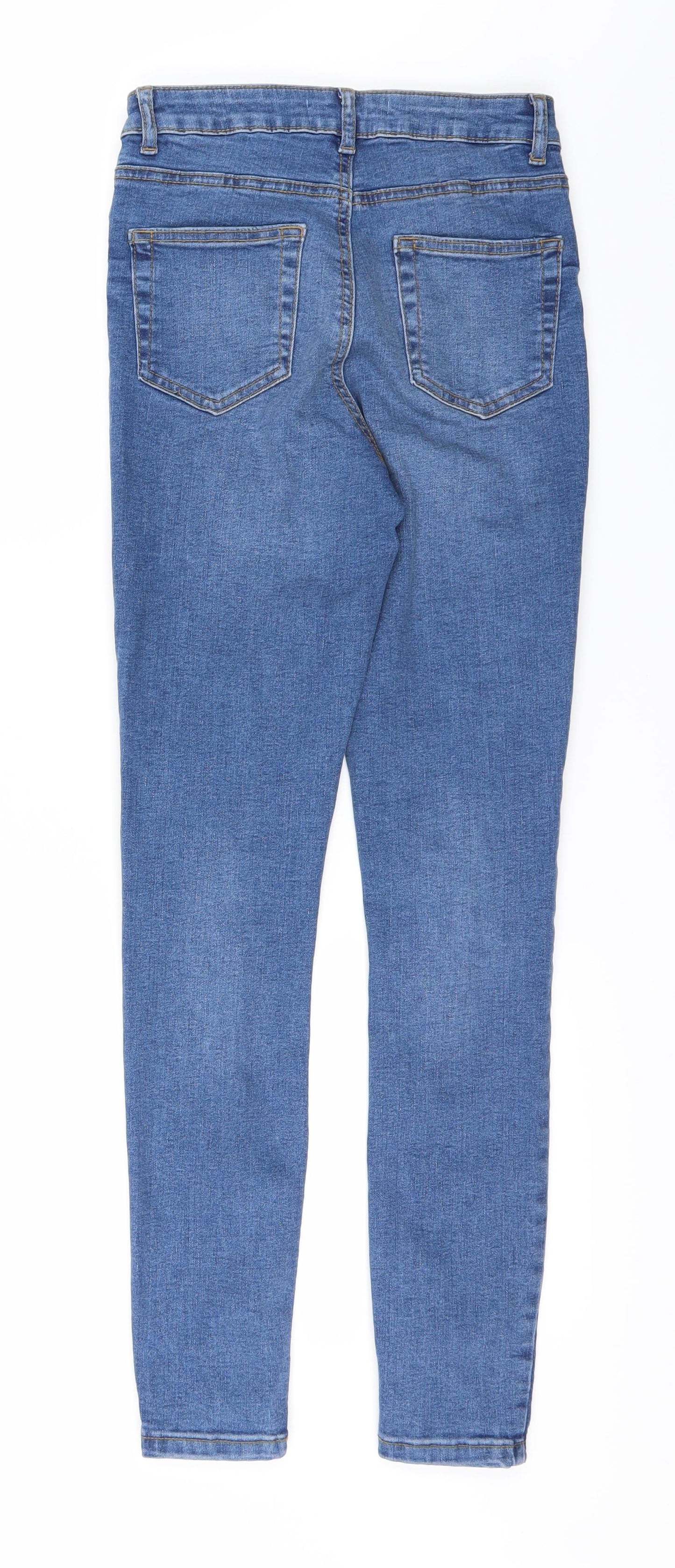 DenimCo Womens Blue   Straight Jeans Size 8 L28 in