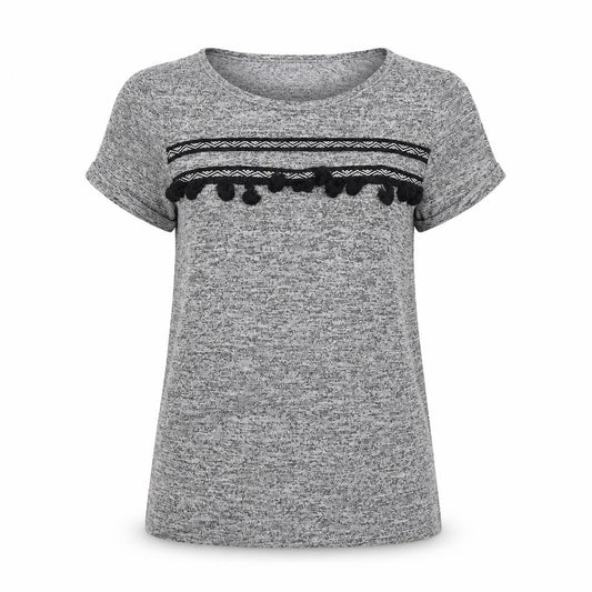 Primark Womens Grey   Basic T-Shirt Size 8