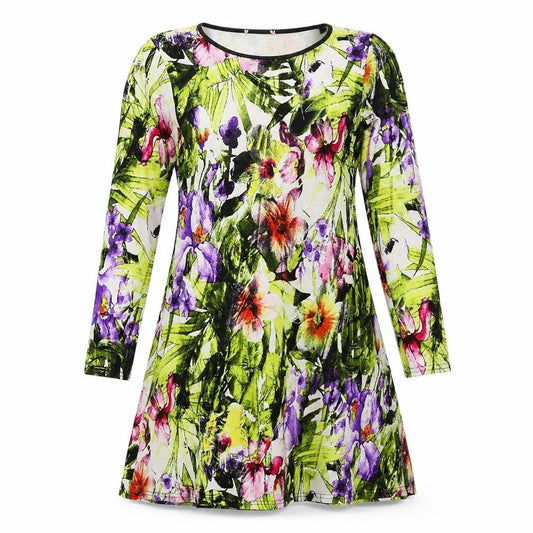 Womens Multicoloured Floral  Skater Dress  Size 8