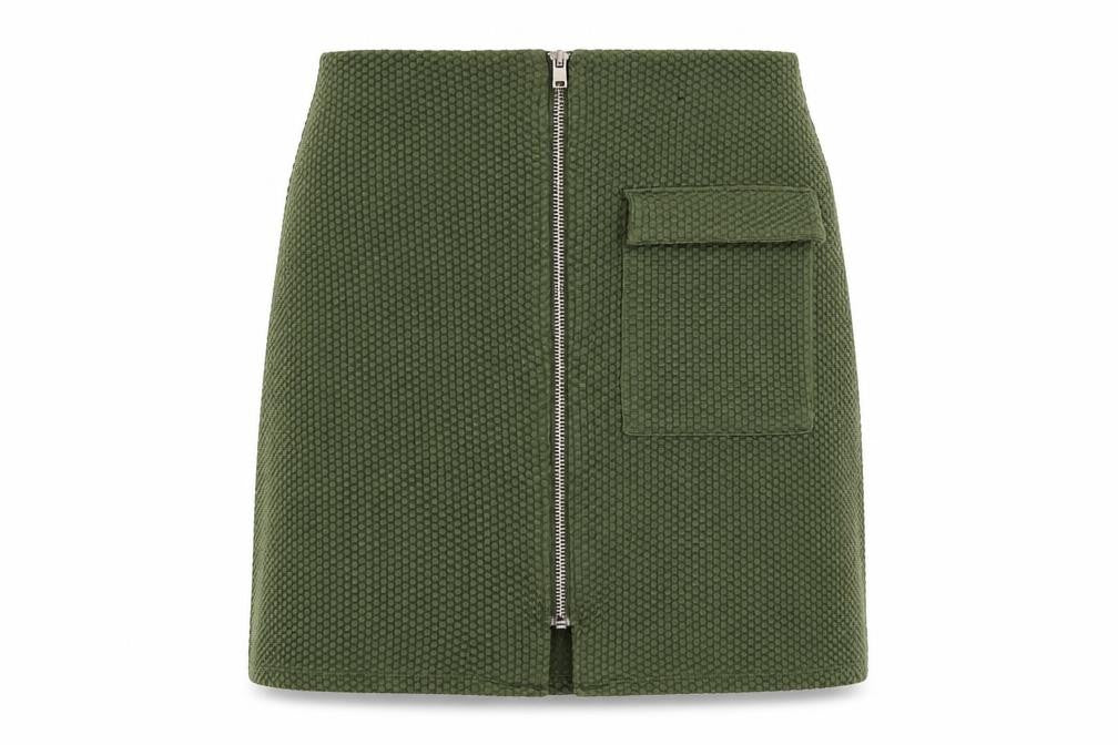 Primark Womens Green   A-Line Skirt Size 8