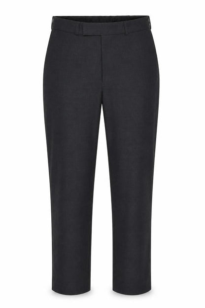 Front view of Debenhams women’s grey trousers, size UK 32, 26-inch leg