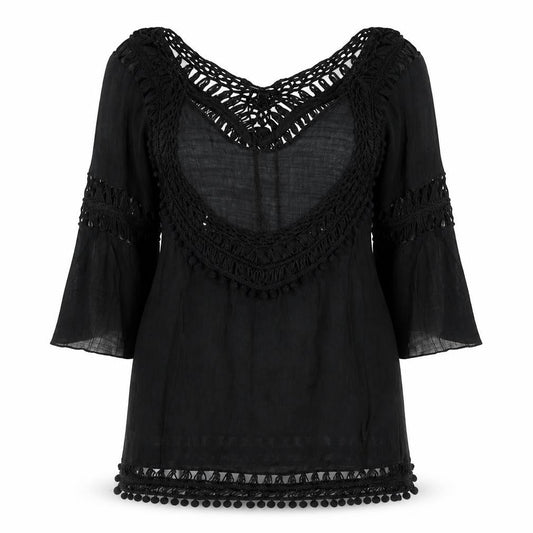F&F Womens Black   Basic Blouse Size S