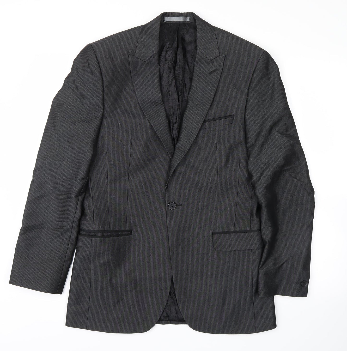 Red Herring Mens Grey   Jacket Suit Jacket Size S